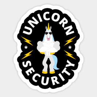 Unicorn Security Sticker